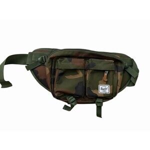 Herschel Camouflage Hip Pack Sling‎ Bag • Multi-Pocket Waist Bag • 17”x10”